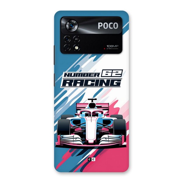 Motor Racing Back Case for Poco X4 Pro 5G