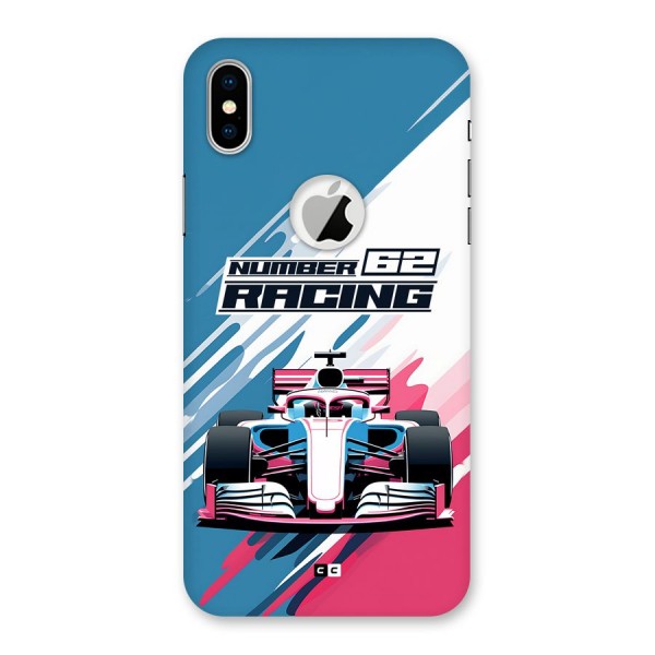 Motor Racing Back Case for iPhone X Logo Cut