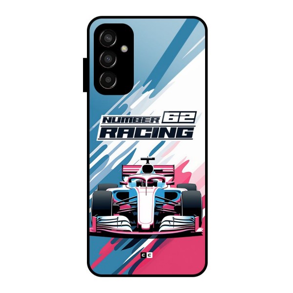 Motor Racing Glass Back Case for Galaxy F13