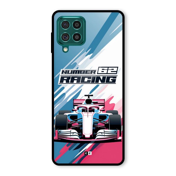 Motor Racing Glass Back Case for Galaxy F62