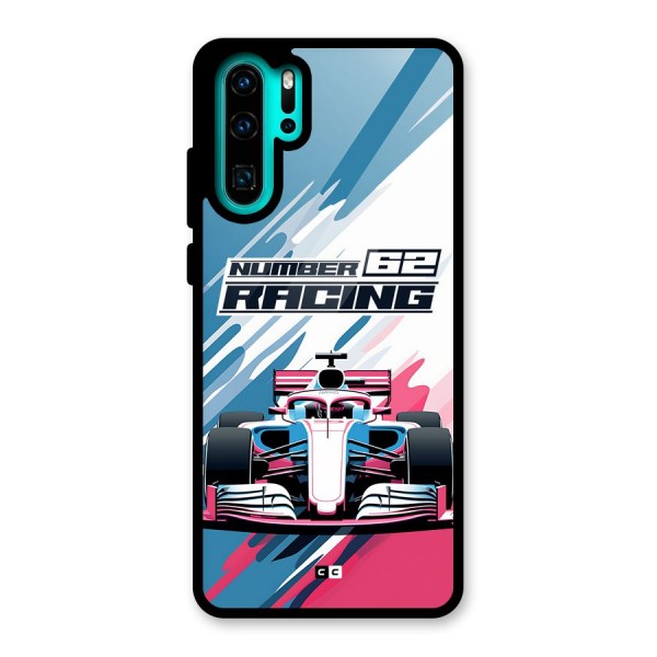 Motor Racing Glass Back Case for Huawei P30 Pro