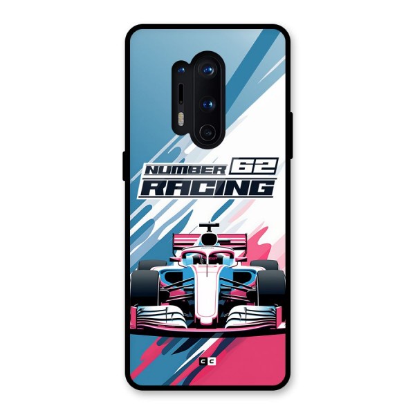 Motor Racing Glass Back Case for OnePlus 8 Pro