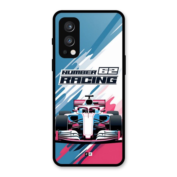 Motor Racing Glass Back Case for OnePlus Nord 2 5G