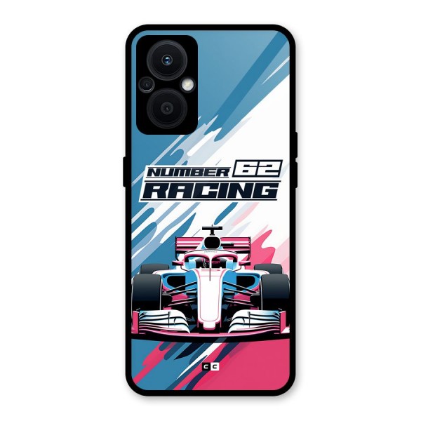 Motor Racing Glass Back Case for Oppo F21s Pro 5G