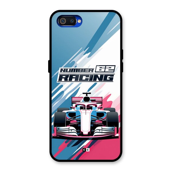 Motor Racing Glass Back Case for Realme C2