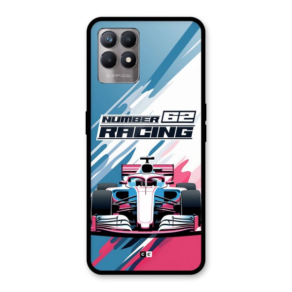 Motor Racing Glass Back Case for Realme Narzo 50