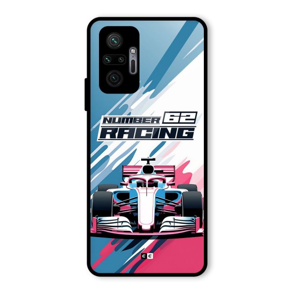 Motor Racing Glass Back Case for Redmi Note 10 Pro Max