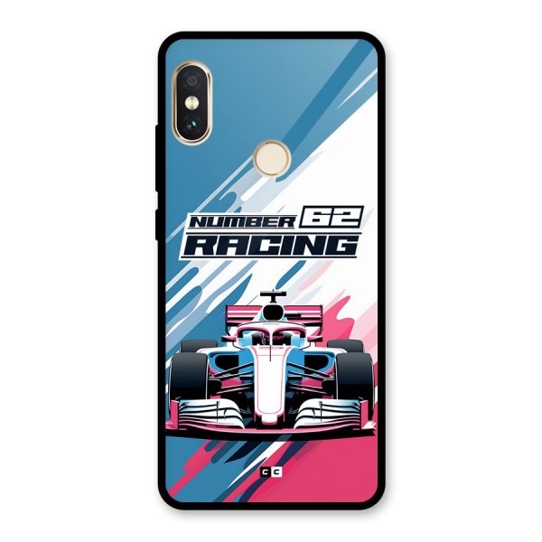 Motor Racing Glass Back Case for Redmi Note 5 Pro