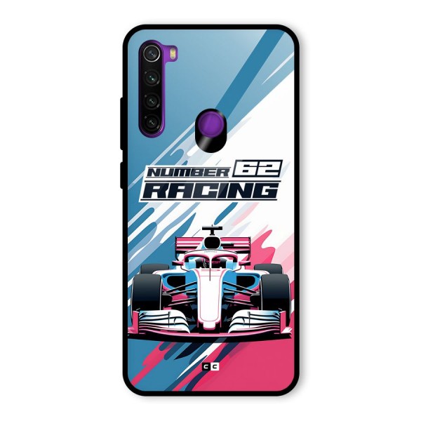 Motor Racing Glass Back Case for Redmi Note 8