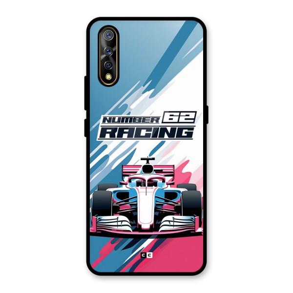 Motor Racing Glass Back Case for Vivo S1