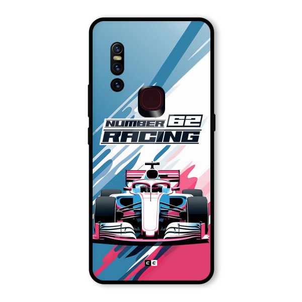 Motor Racing Glass Back Case for Vivo V15
