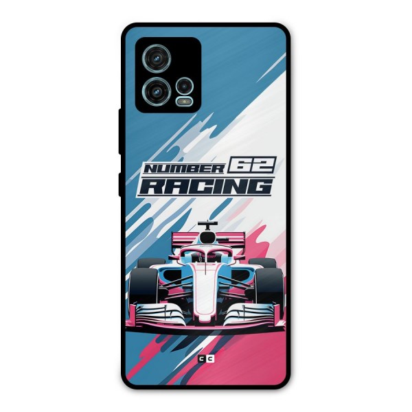 Motor Racing Metal Back Case for Moto G72