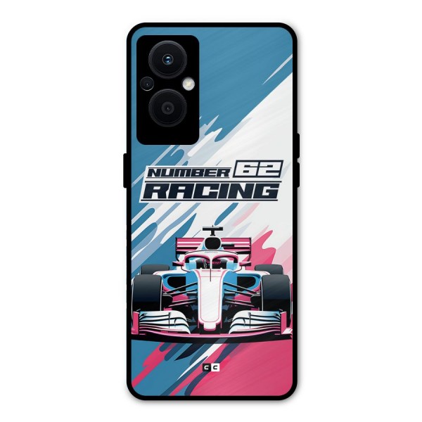 Motor Racing Metal Back Case for Oppo F21s Pro 5G