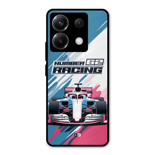 Motor Racing Metal Back Case for Poco X6