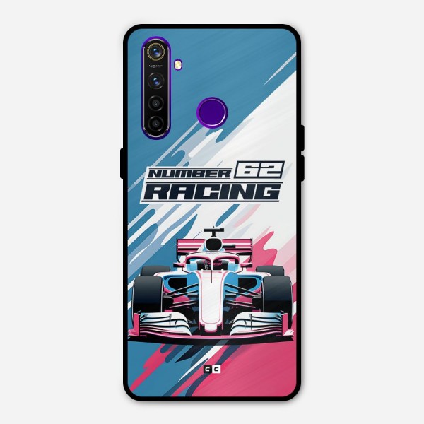 Motor Racing Metal Back Case for Realme 5 Pro