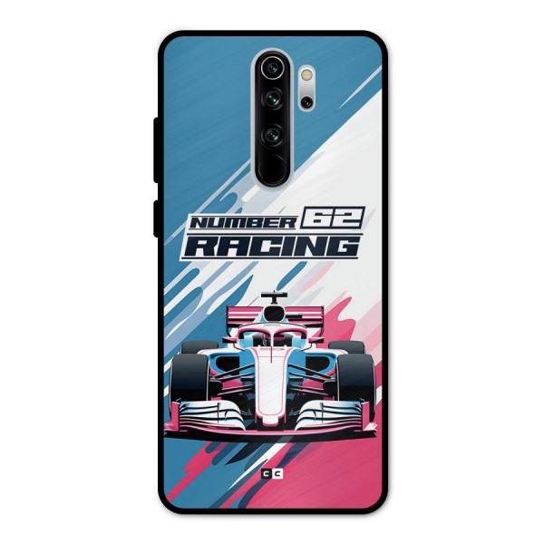 Motor Racing Metal Back Case for Redmi Note 8 Pro