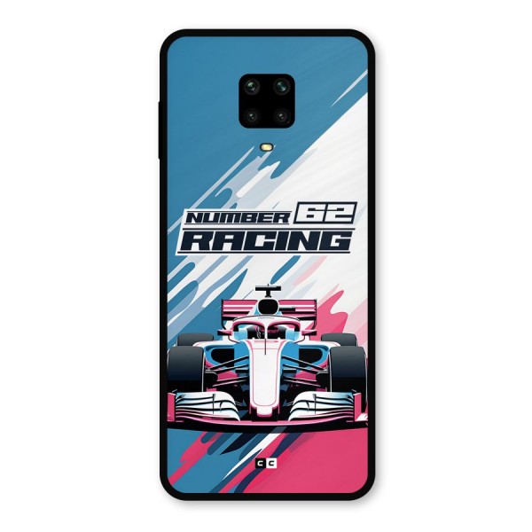 Motor Racing Metal Back Case for Redmi Note 9 Pro Max