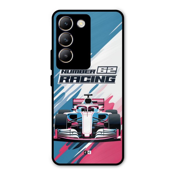 Motor Racing Metal Back Case for Vivo Y200e