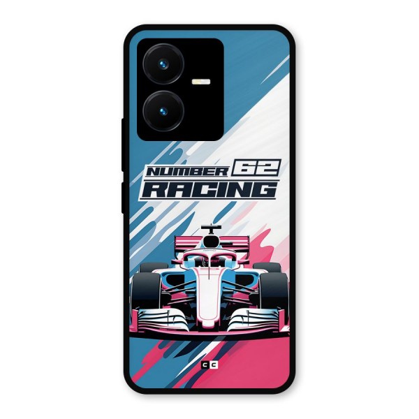 Motor Racing Metal Back Case for Vivo Y22