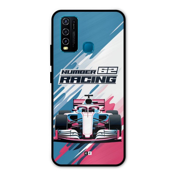 Motor Racing Metal Back Case for Vivo Y50