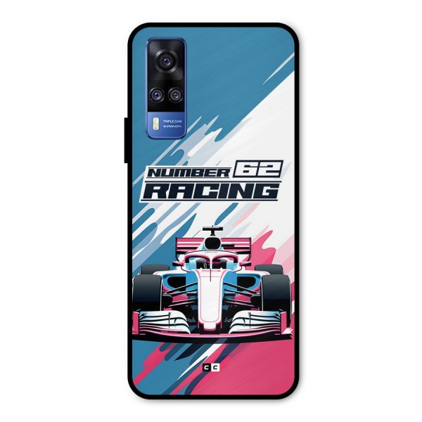 Motor Racing Metal Back Case for Vivo Y51A