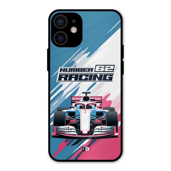 Motor Racing Metal Back Case for iPhone 12 Mini