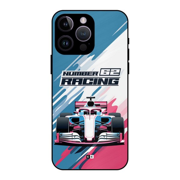 Motor Racing Metal Back Case for iPhone 14 Pro Max