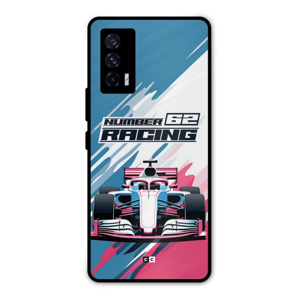 Motor Racing Metal Back Case for iQOO 7 5G