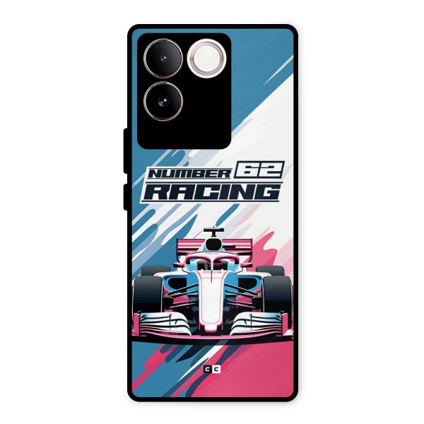 Motor Racing Metal Back Case for iQOO Z7 Pro
