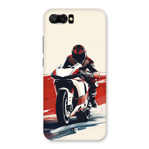 Motosport Rider Back Case for Honor 10