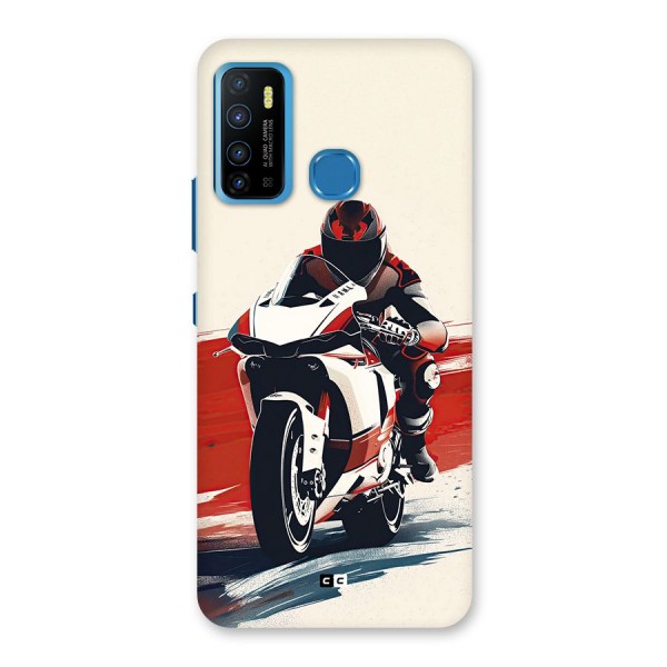 Motosport Rider Back Case for Infinix Hot 9