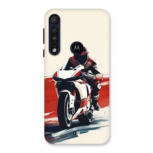 Motosport Rider Back Case for Motorola One Macro