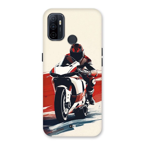 Motosport Rider Back Case for Oppo A32