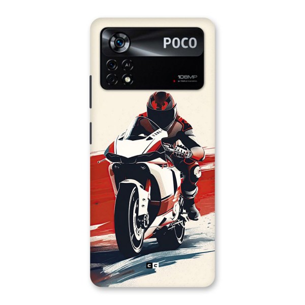 Motosport Rider Back Case for Poco X4 Pro 5G