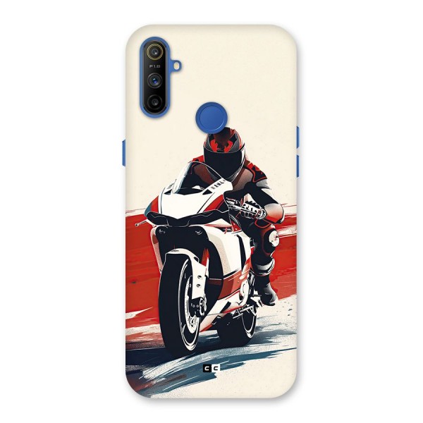 Motosport Rider Back Case for Realme Narzo 10A