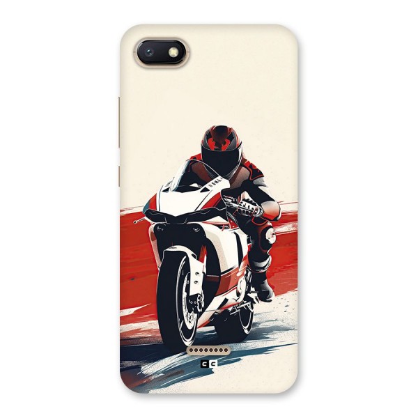 Motosport Rider Back Case for Redmi 6A