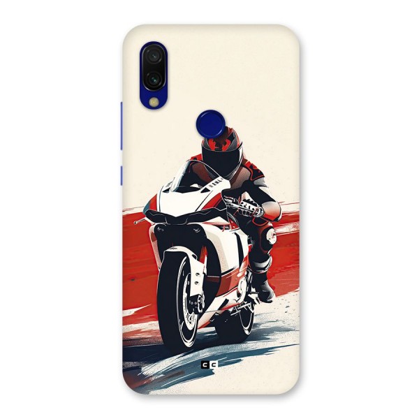 Motosport Rider Back Case for Redmi 7