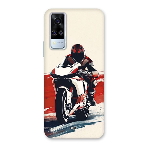 Motosport Rider Back Case for Vivo Y51A