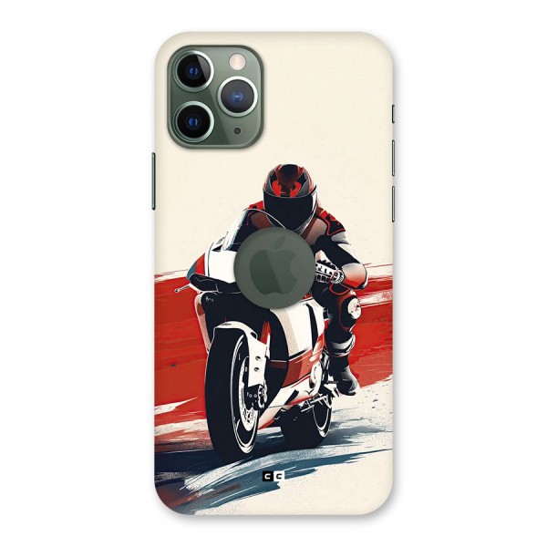 Motosport Rider Back Case for iPhone 11 Pro Logo Cut