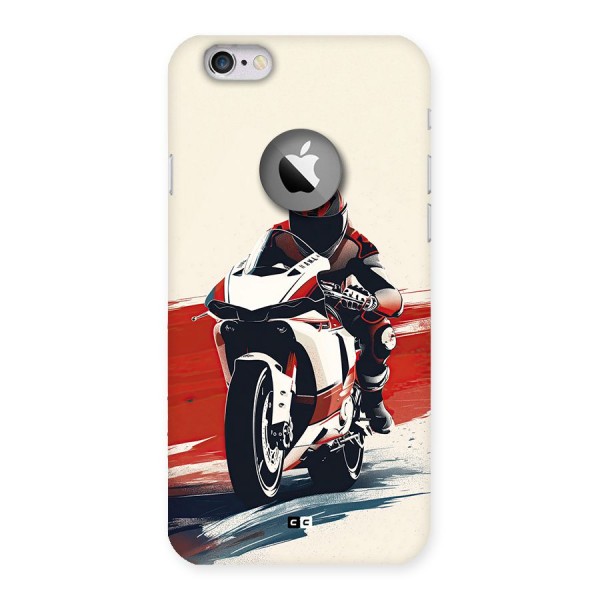 Motosport Rider Back Case for iPhone 6 Logo Cut
