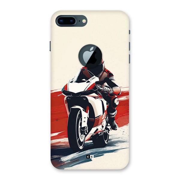 Motosport Rider Back Case for iPhone 7 Plus Logo Cut