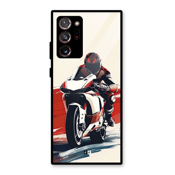 Motosport Rider Glass Back Case for Galaxy Note 20 Ultra 5G