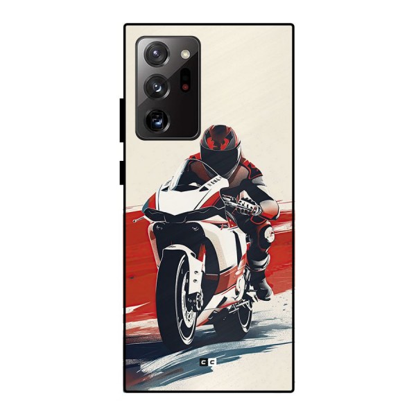 Motosport Rider Metal Back Case for Galaxy Note 20 Ultra
