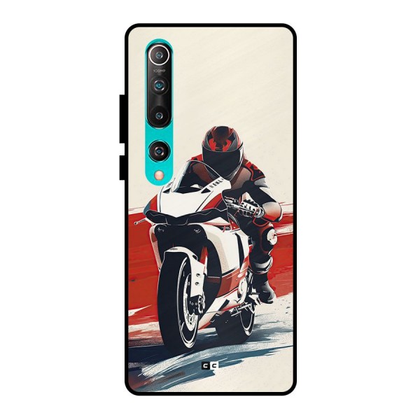 Motosport Rider Metal Back Case for Mi 10