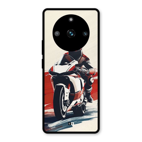 Motosport Rider Metal Back Case for Realme 11 Pro