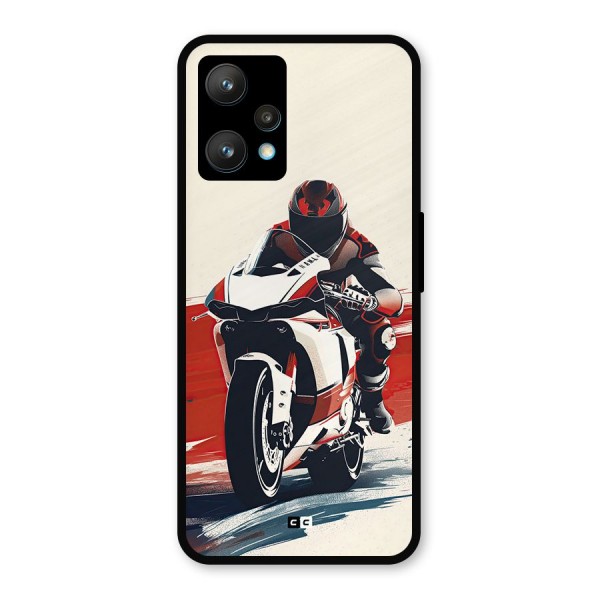 Motosport Rider Metal Back Case for Realme 9 Pro Plus 5G