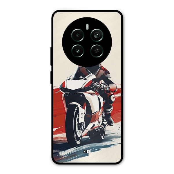 Motosport Rider Metal Back Case for Realme Narzo 70 Pro