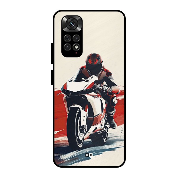 Motosport Rider Metal Back Case for Redmi Note 11 Pro