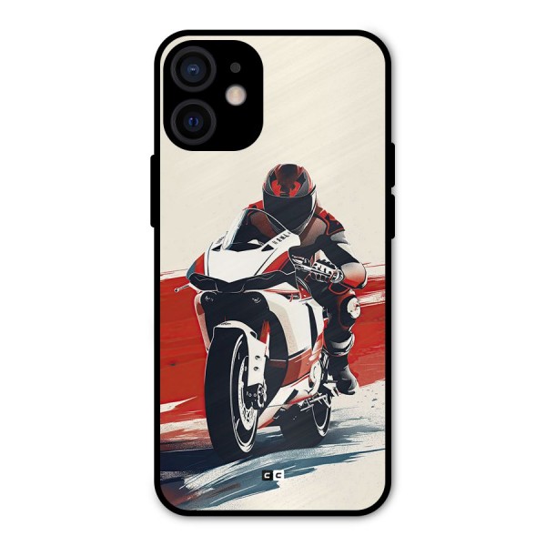 Motosport Rider Metal Back Case for iPhone 12 Mini