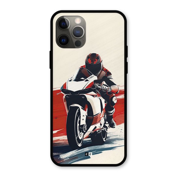 Motosport Rider Metal Back Case for iPhone 12 Pro